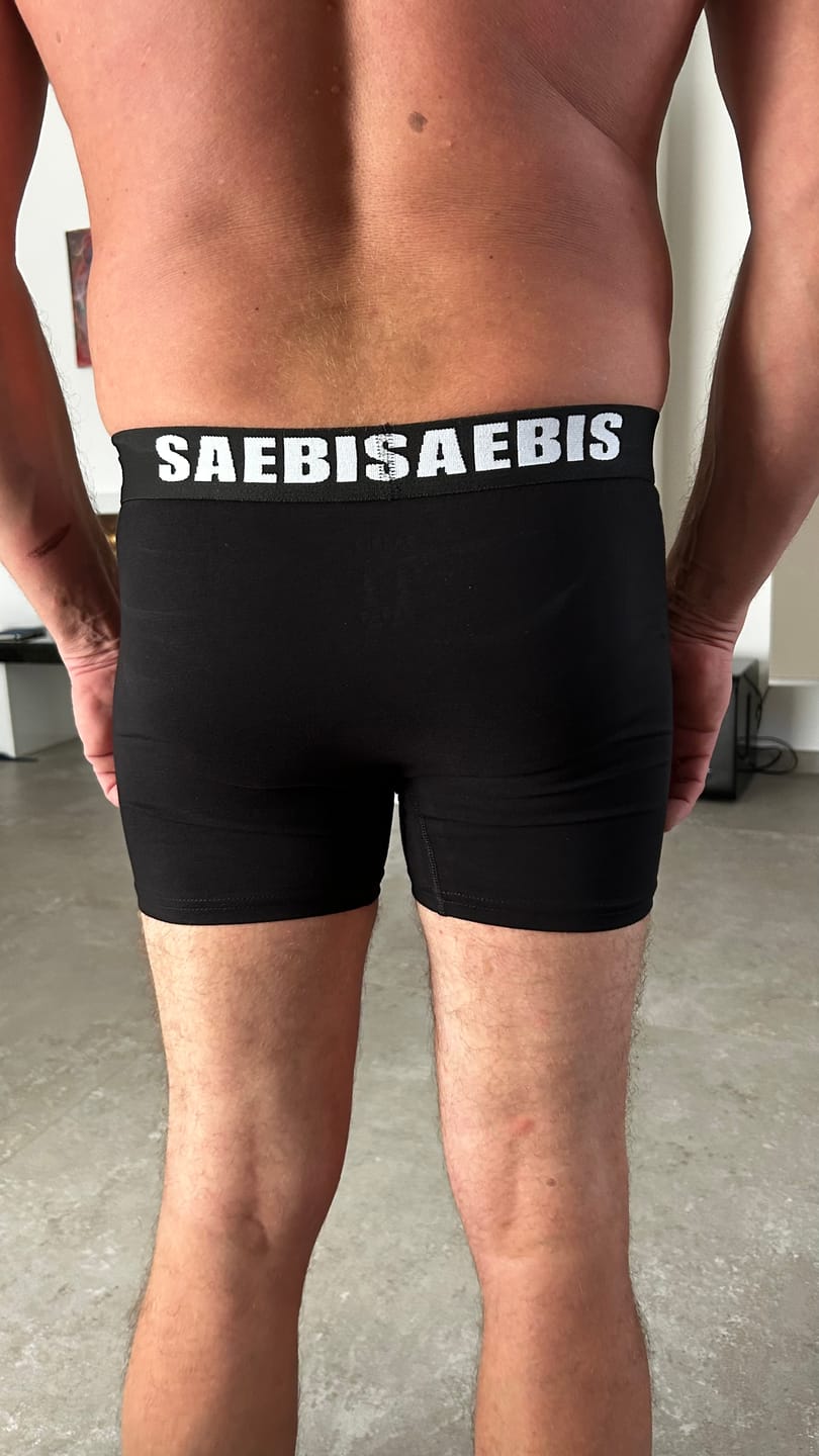 Customer photo review of Herren Boxershorts aus Baumwolle schwarz by SAEBIS®