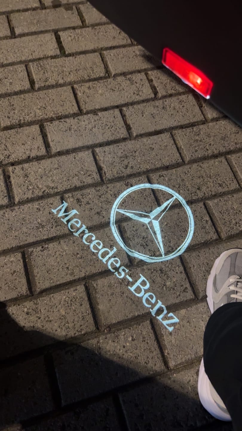 Customer photo review of MERCEDES DOOR LIGHTS