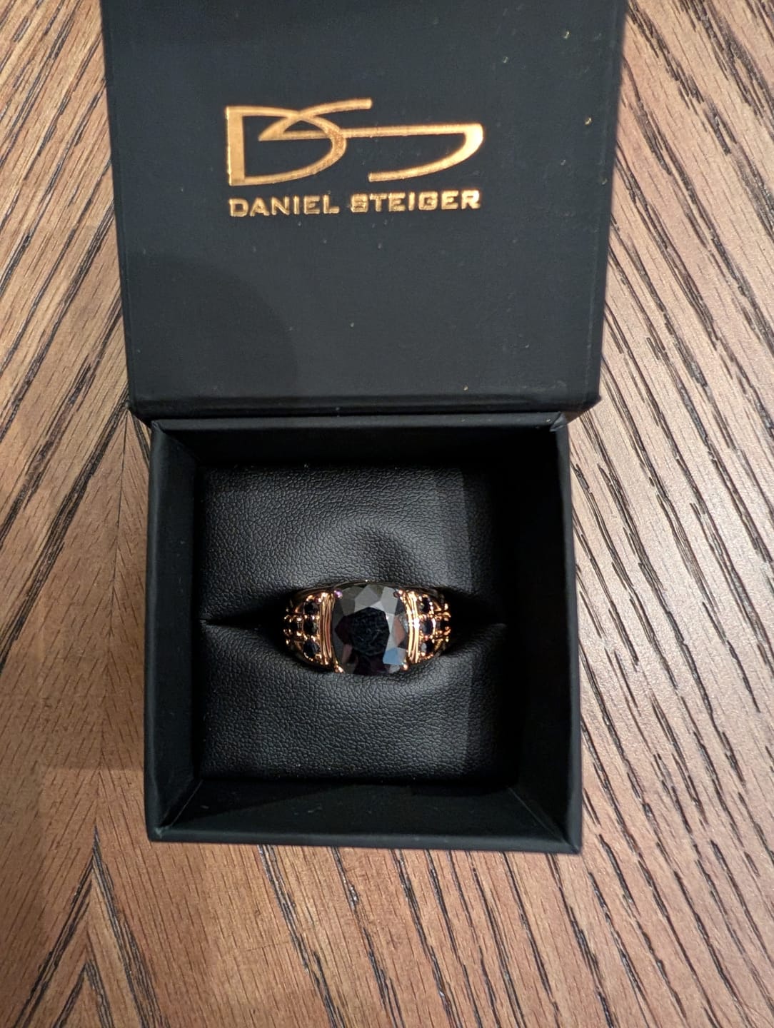 Customer photo review of Midnight Sapphire Men's Ring
