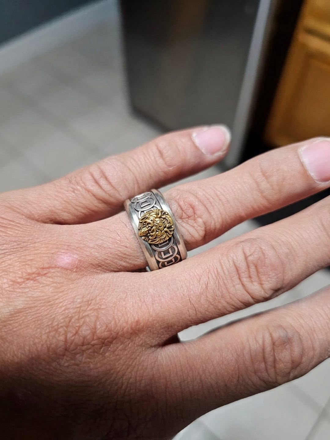 Customer photo review of The Coin Sovereign Pixiu Ring