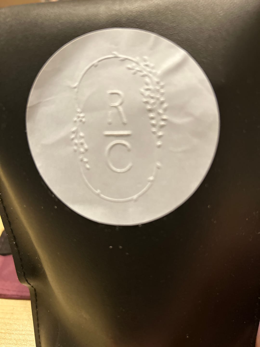 Customer photo review of Monogram Embosser