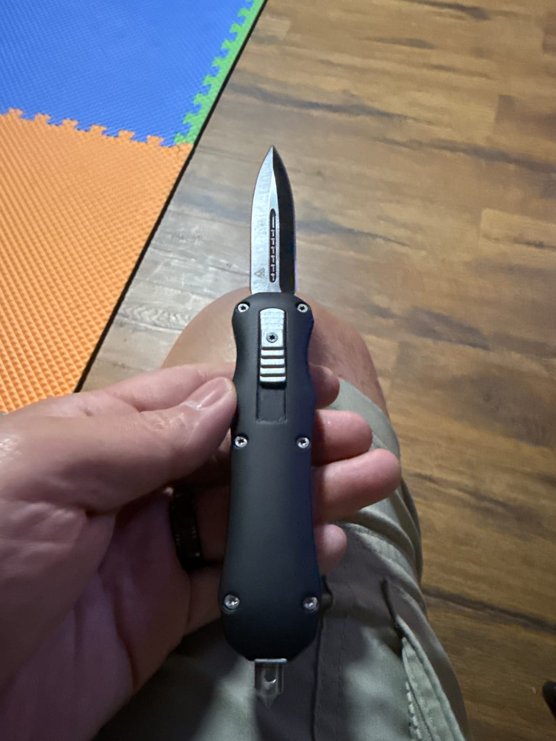 Customer photo review of Black Reaper OTF Knife