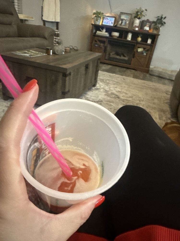 Customer photo review of Supercalm - Der flüssige Anti-Stress-Drink