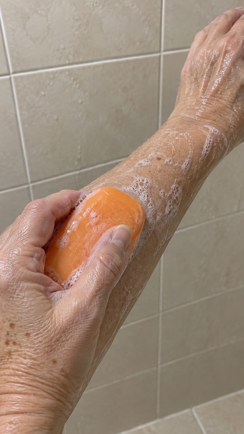 Customer photo review of Savon anti-odeur au kaki japonais