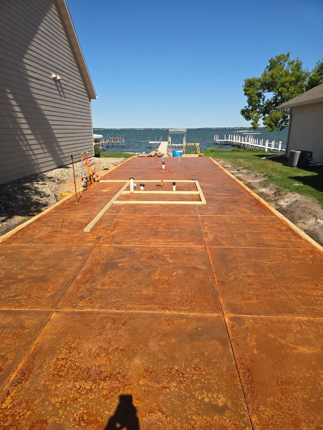 Customer photo review of Kemiko Acid Stain - Stone Tone Kemiko