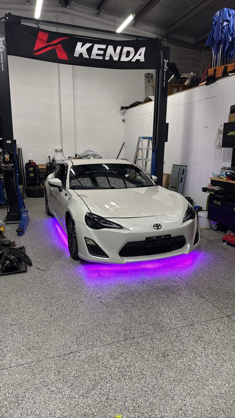 Customer photo review of ELGlow® PRO Universal Car Underglow Kit
