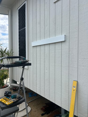 Customer photo review of Wall Mounted Drying Rack - Foldable Indoor and Outdoor Drying Rack