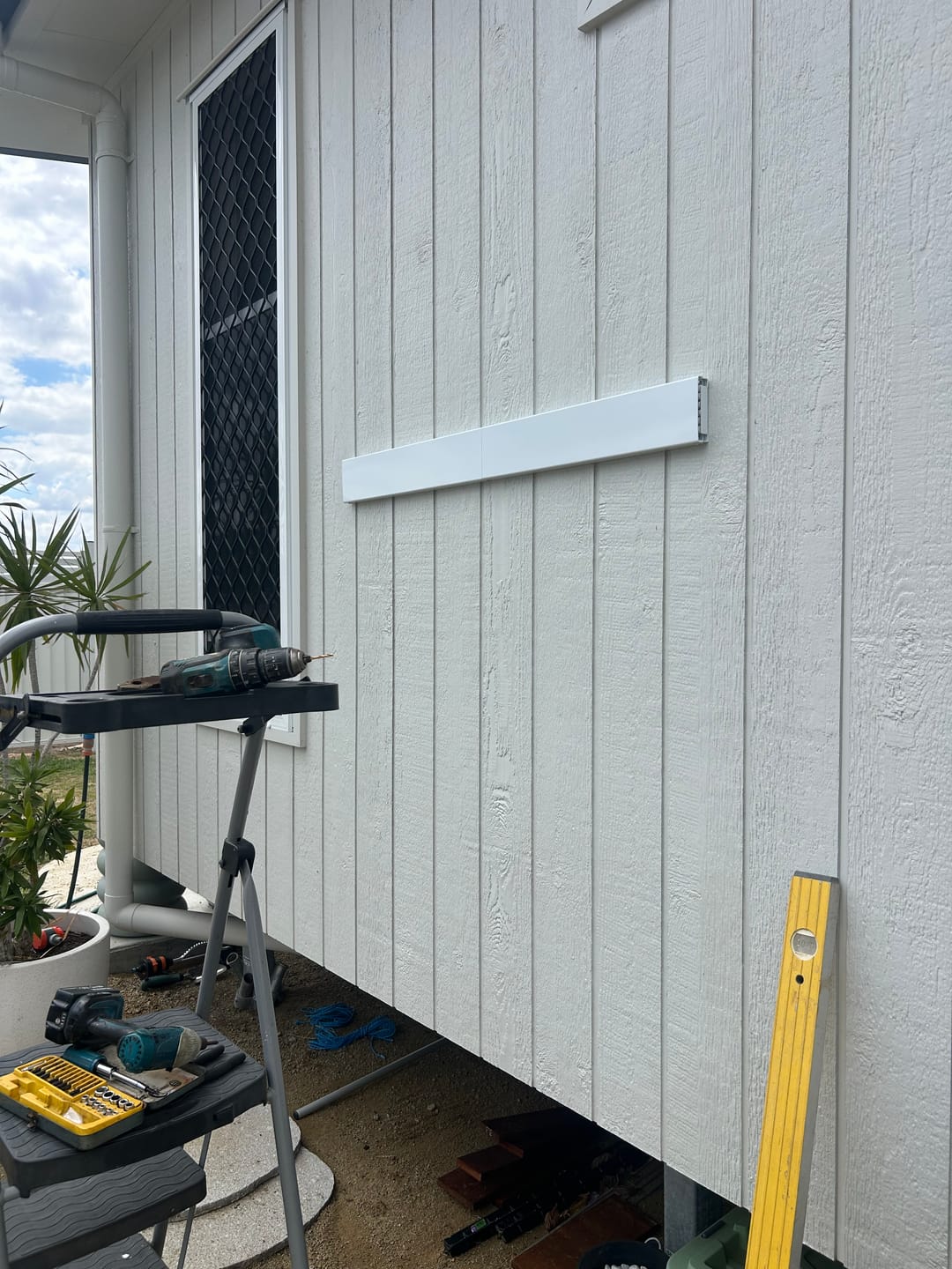 Customer photo review of Wall Mounted Drying Rack - Foldable Indoor and Outdoor Drying Rack