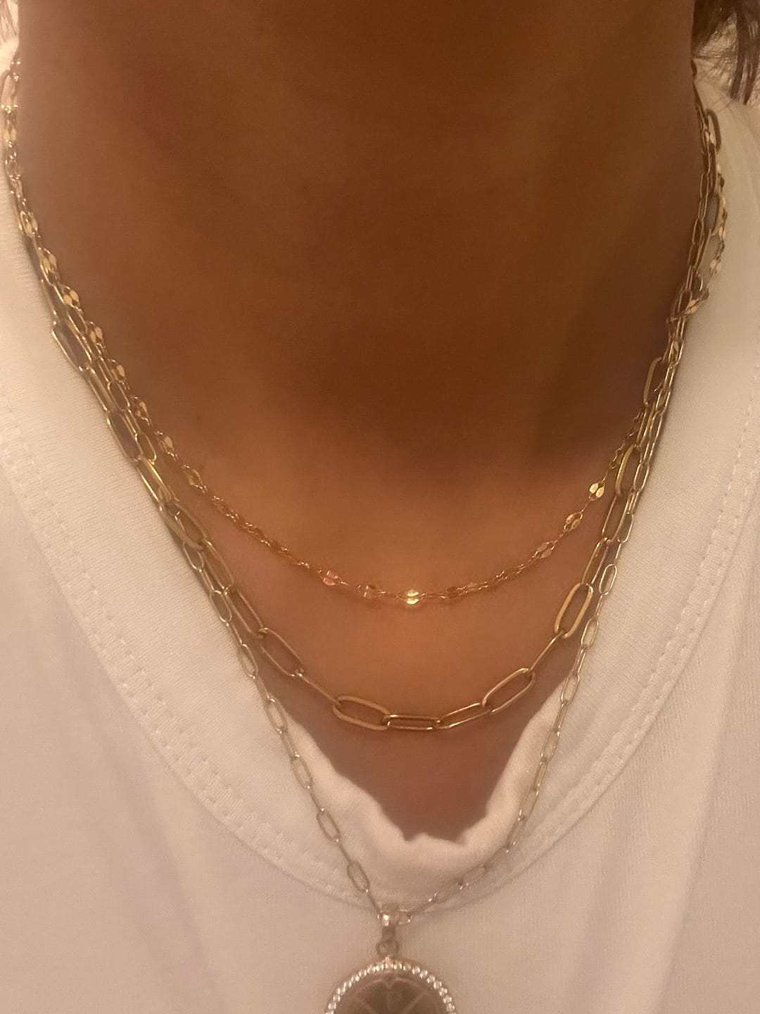 Customer photo review of Dainty Necklace