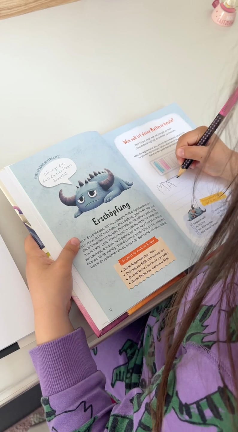 Customer photo review of Gefühlstagebuch Kinder