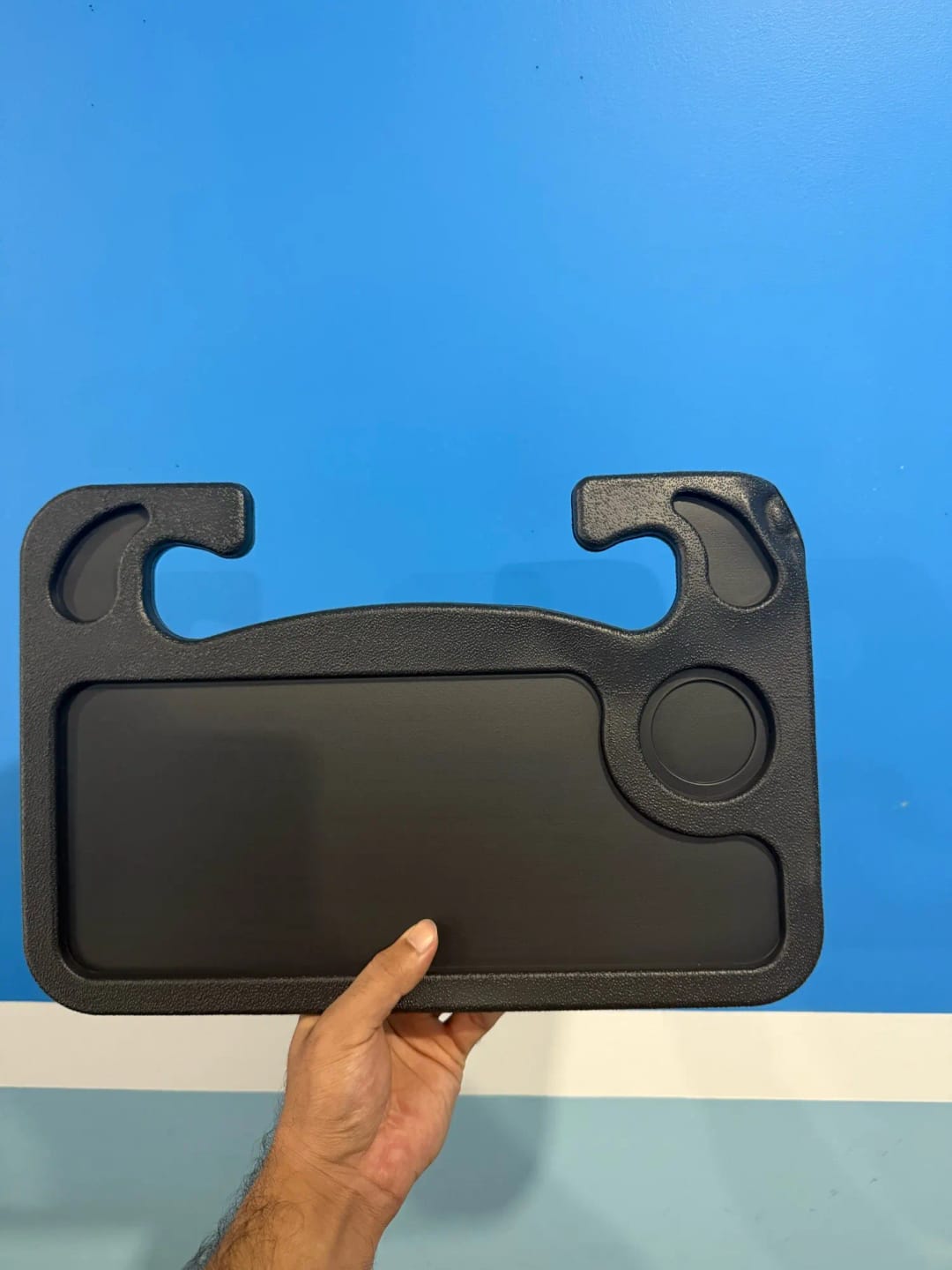 Customer photo review of Portable Car Laptop Computer Desk Mount Stand Eat Work Car Steering Wheel Dining Table BracketDrink Food Coffee Tray Board