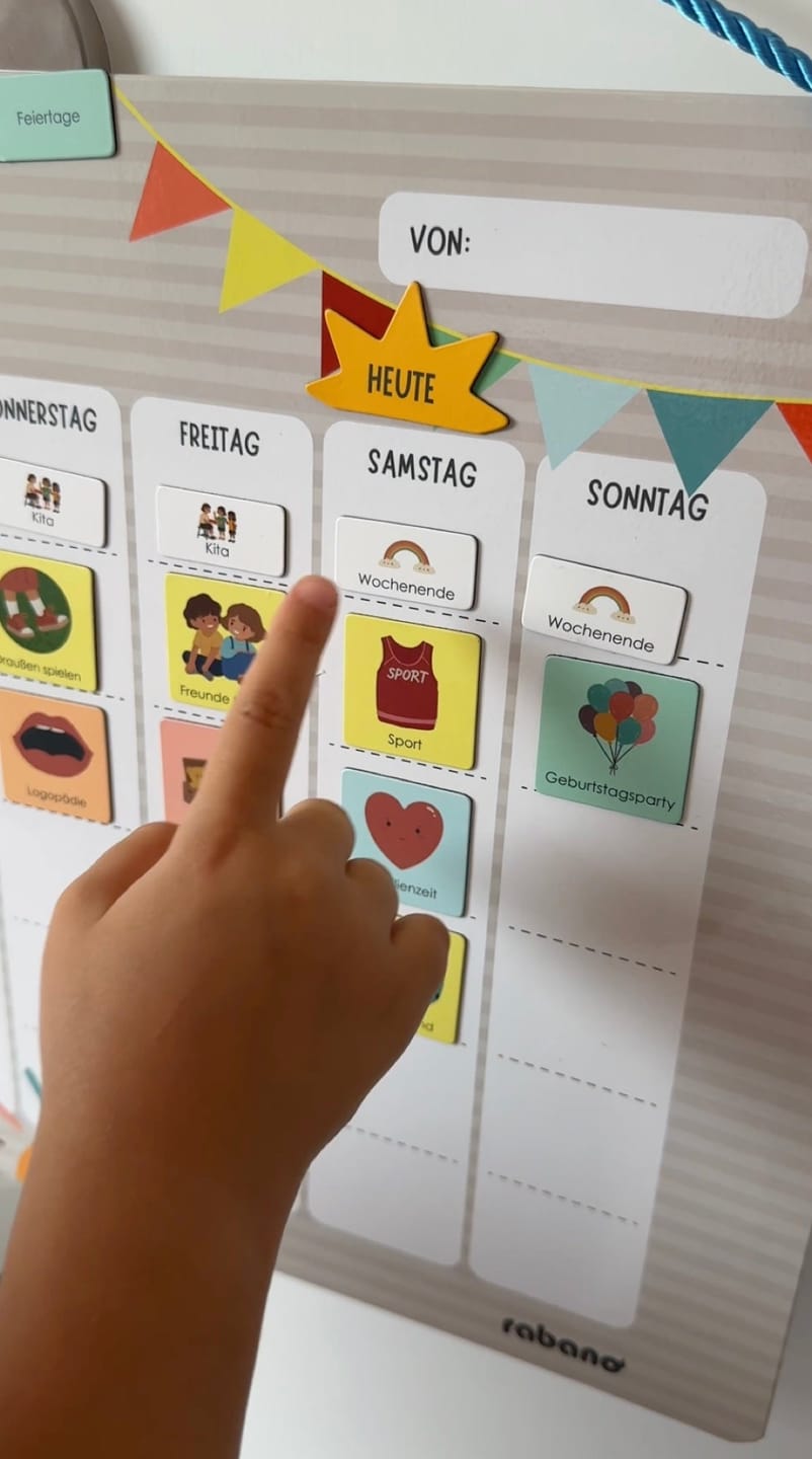 Customer photo review of Wochenplaner für Kinder Natur