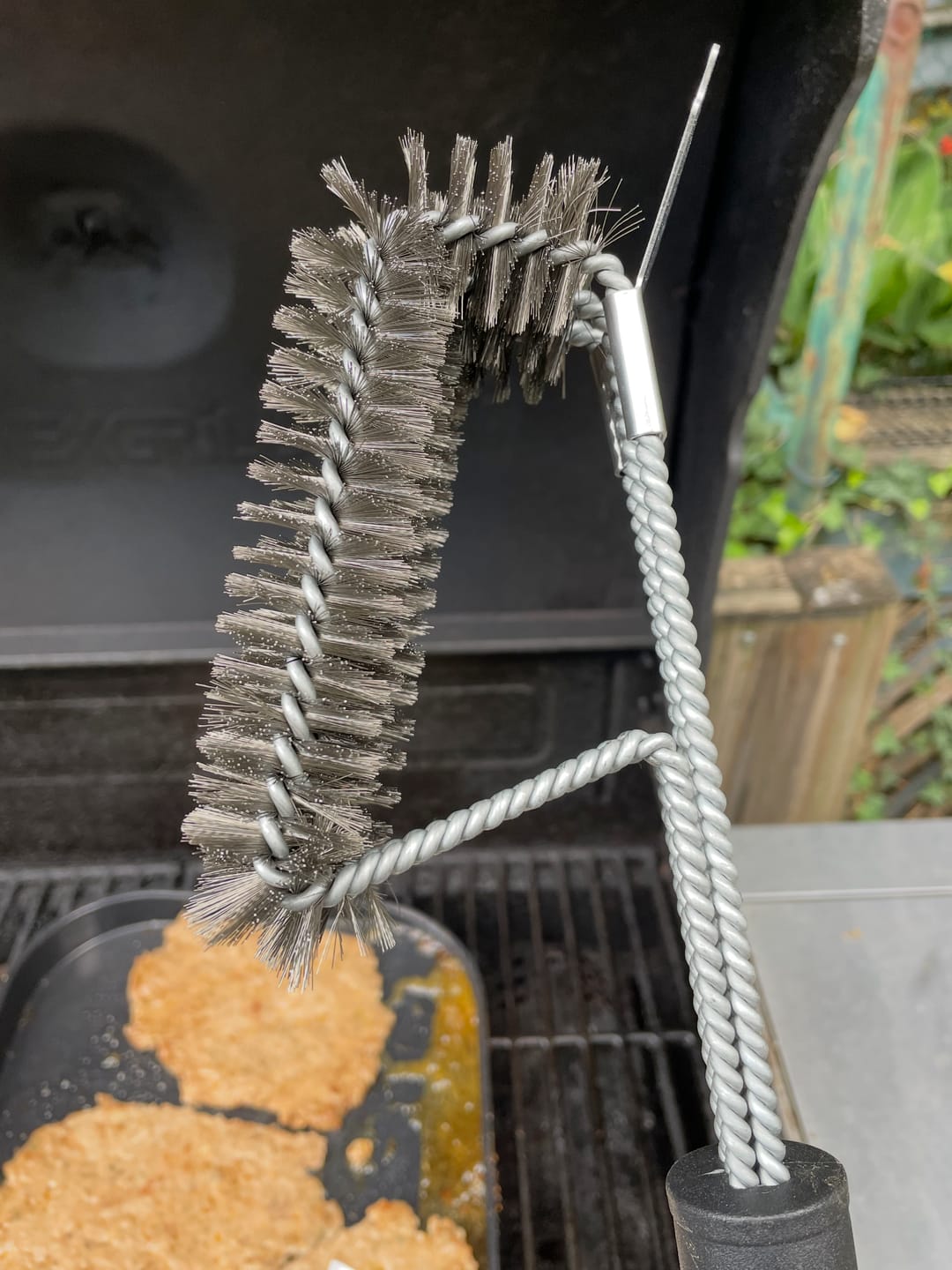 Customer photo review of Brander The Threesome Grill Brush