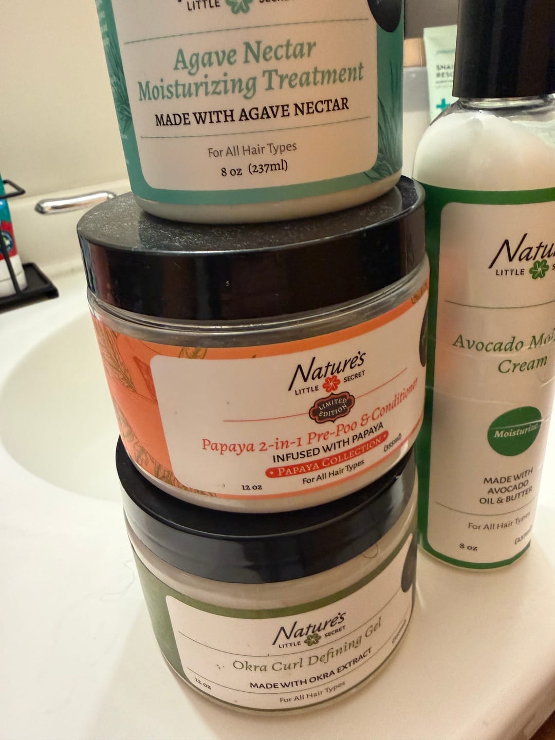 Customer photo review of OKRA CURL DEFINING GEL