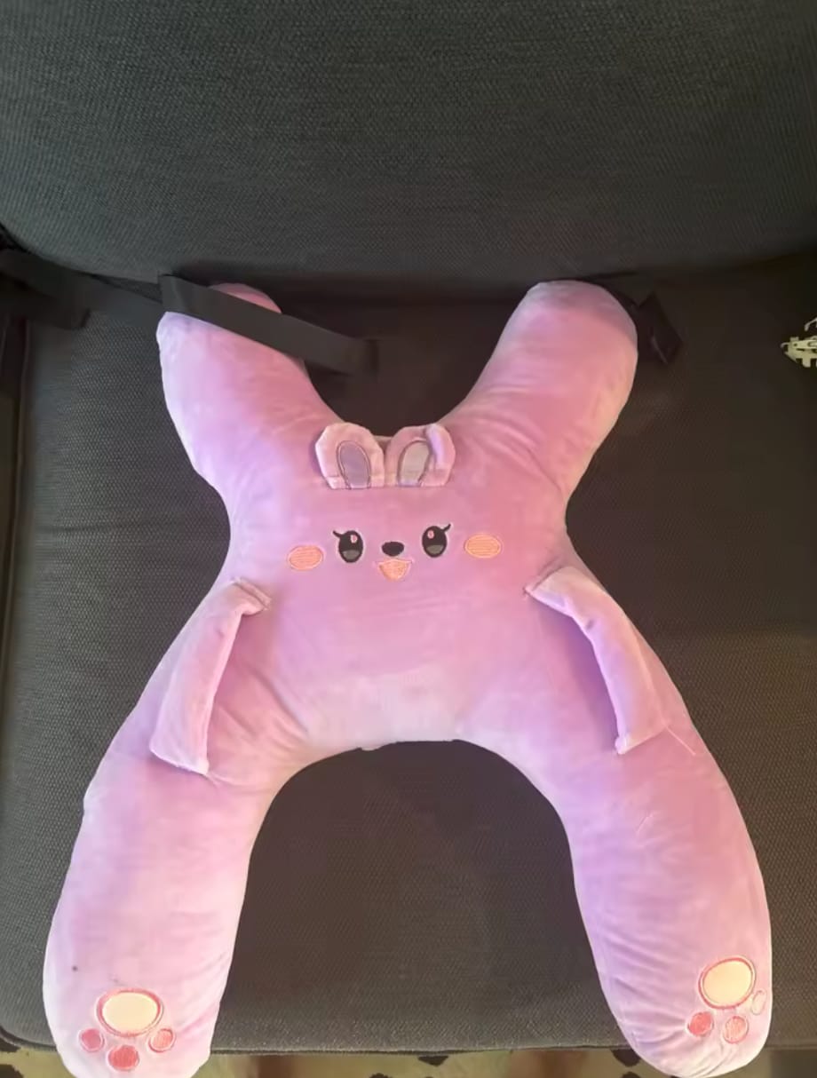 Customer photo review of CuddleRest — Kids Travel Cuddle Buddy
