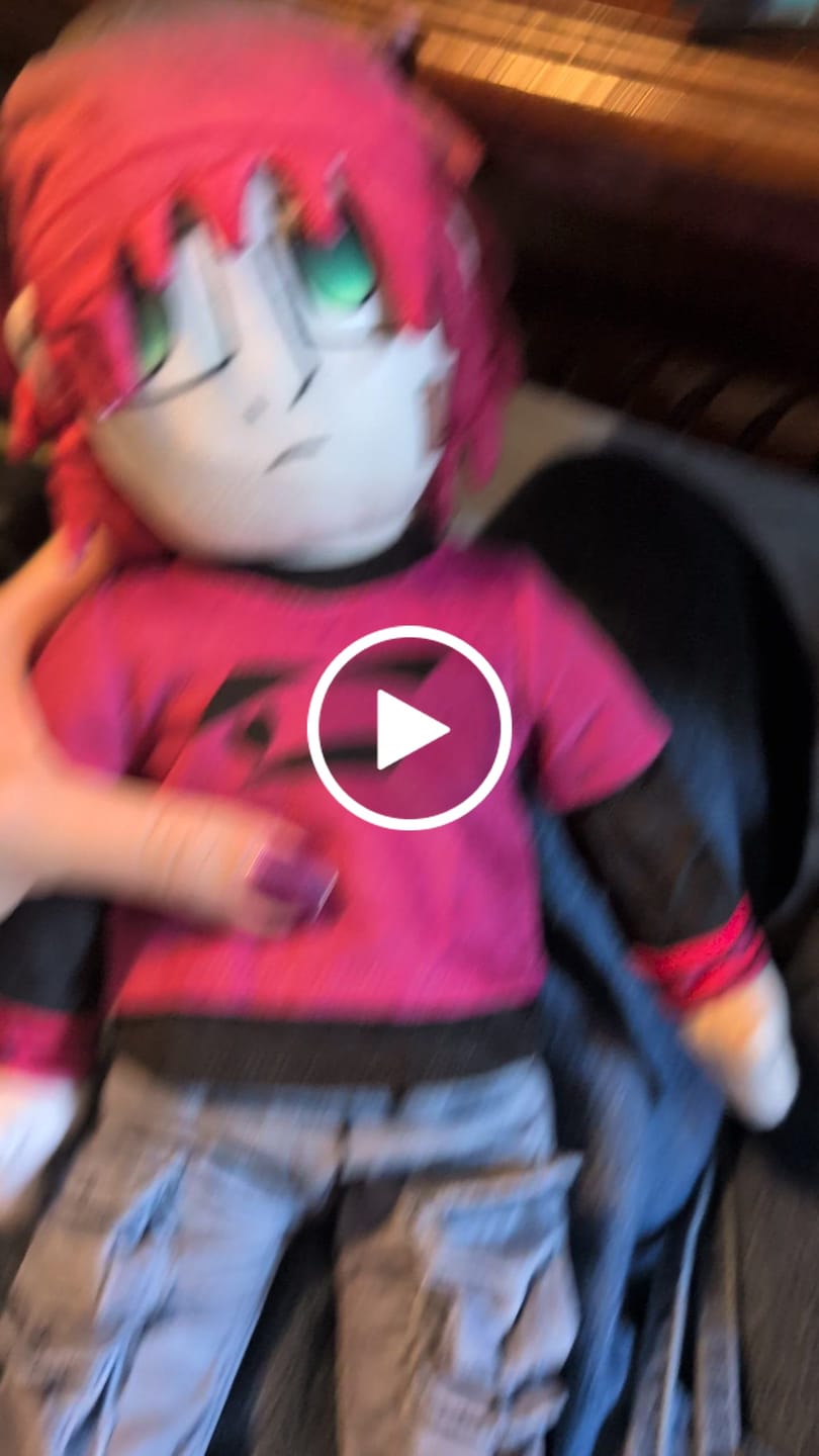 Customer video review of Original Character (OC) Design Plush