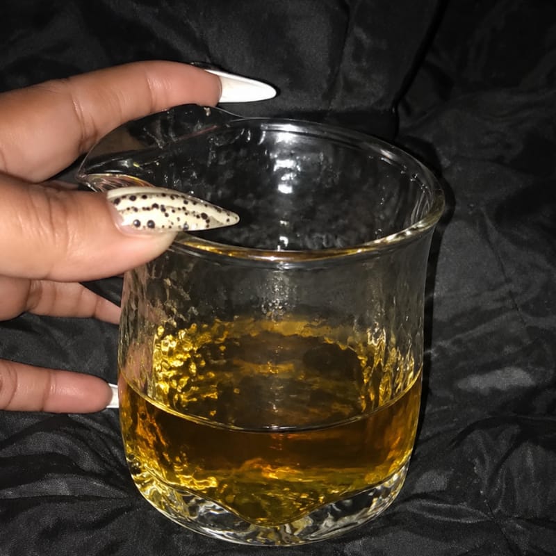 Customer photo review of Hikaru Hammered Square Fair Cup