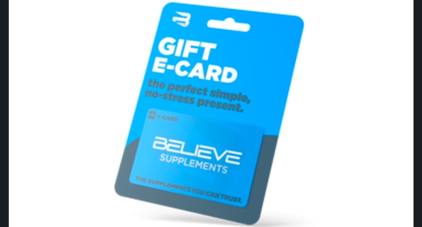Customer photo review of Believe Gift Card