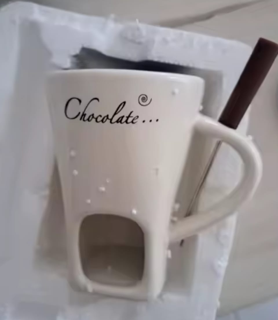 Customer photo review of The Date Night Fondue Kit