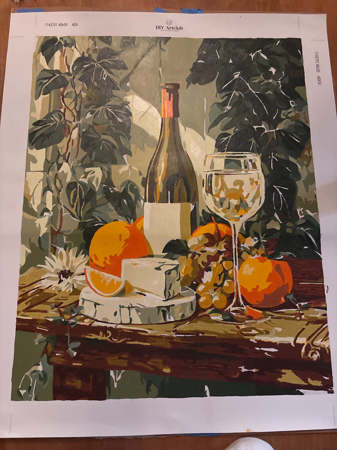 Customer photo review of A taste of Provence | Paint by Number