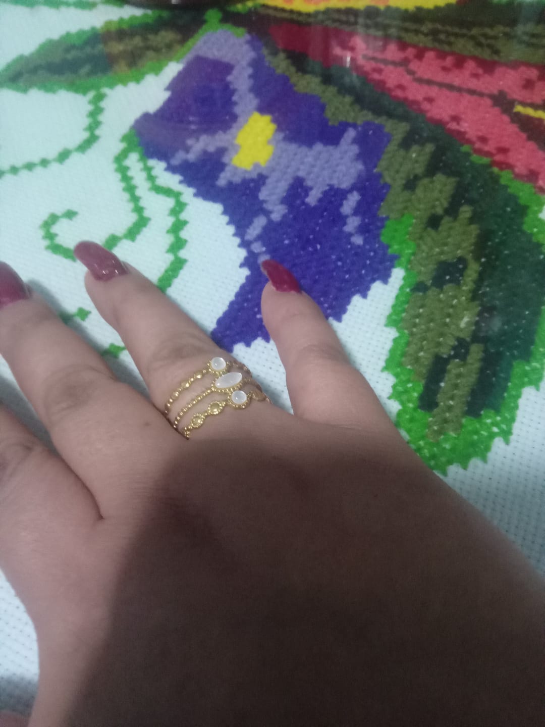 Customer photo review of Anillo Ajustable Albo