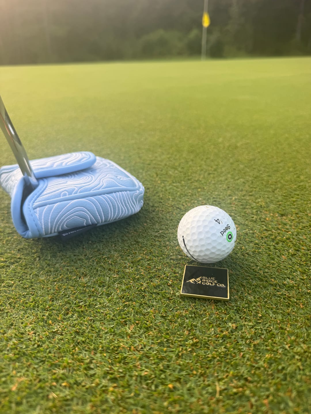 Customer photo review of Topographic Edition - Carolina Blue / Embroidered Pure White