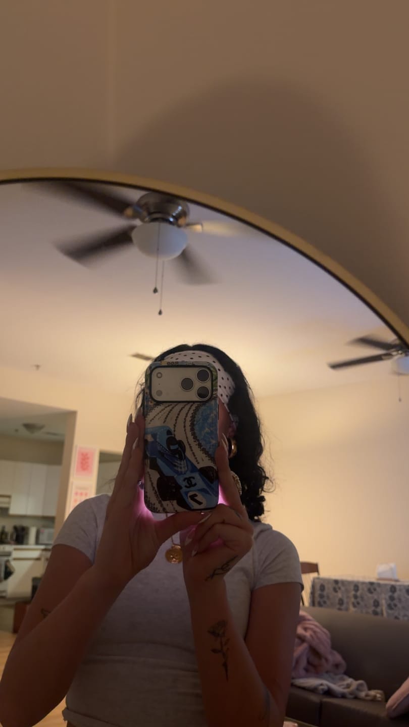 Customer photo review of Chanel Race Track Phone Case