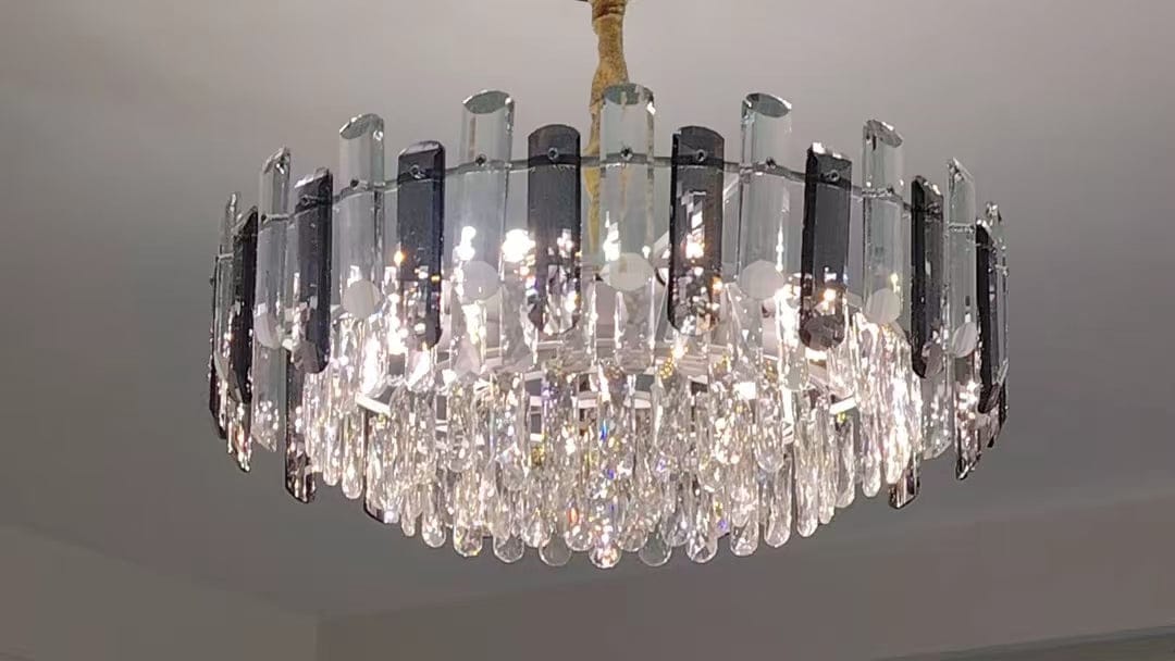 Customer photo review of Lucent Modern Crystal Chandelier