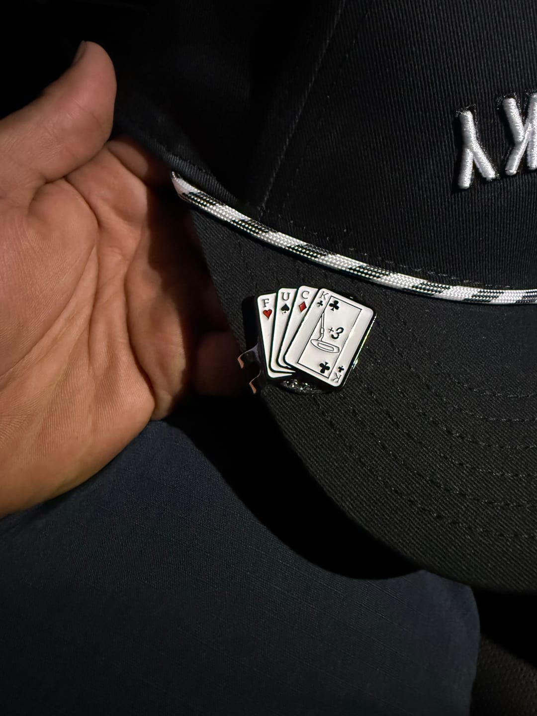 Customer photo review of F*ck 3 Putts - Ball Marker