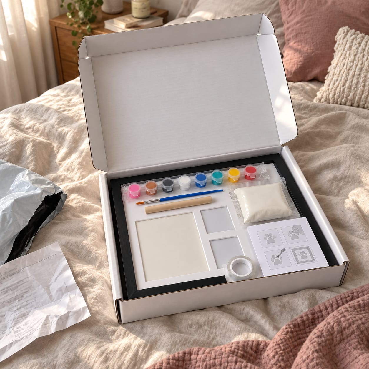 Customer photo review of Pet Clay Print kit