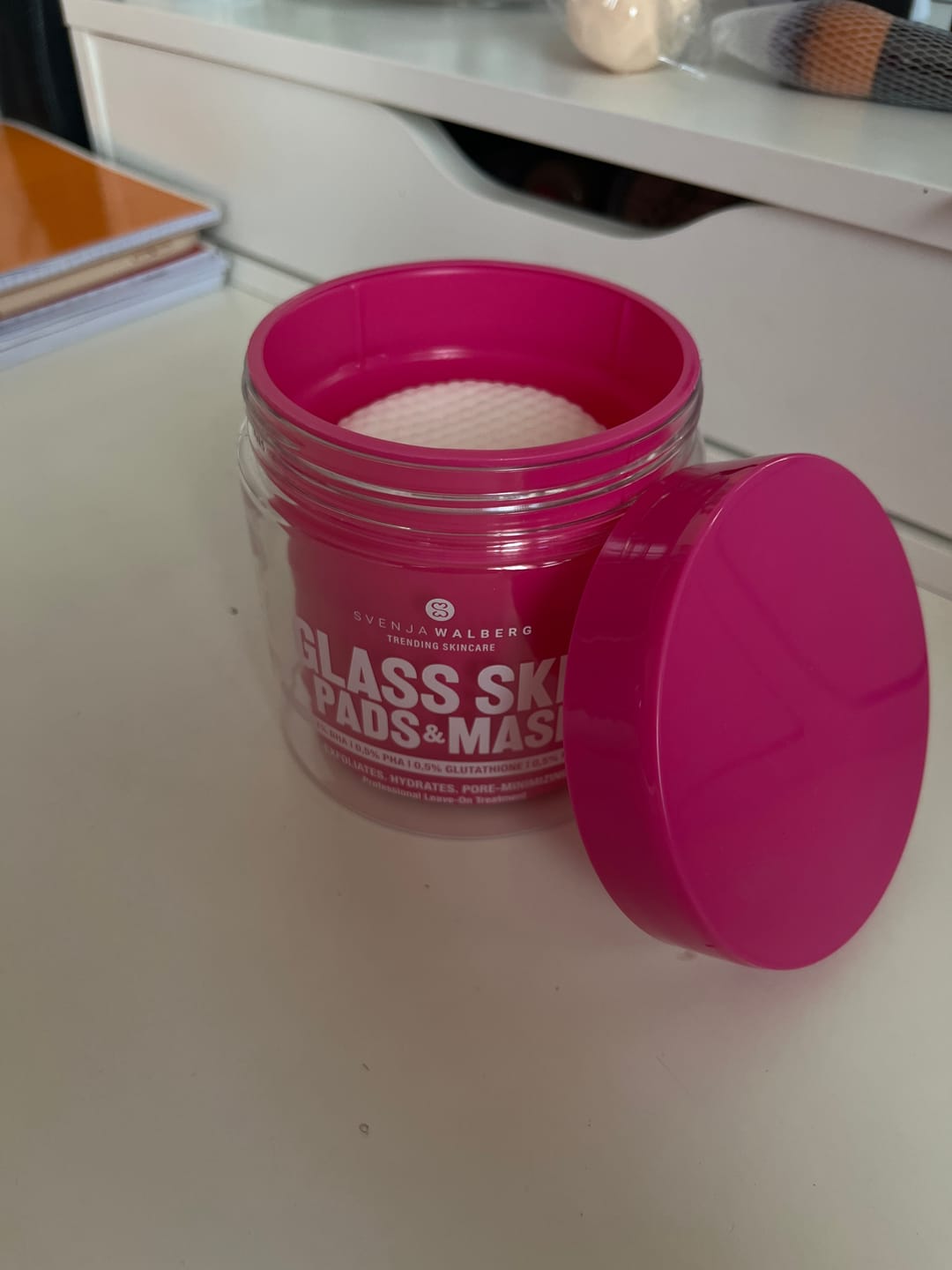 Customer photo review of Glass Skin Pads & Mask