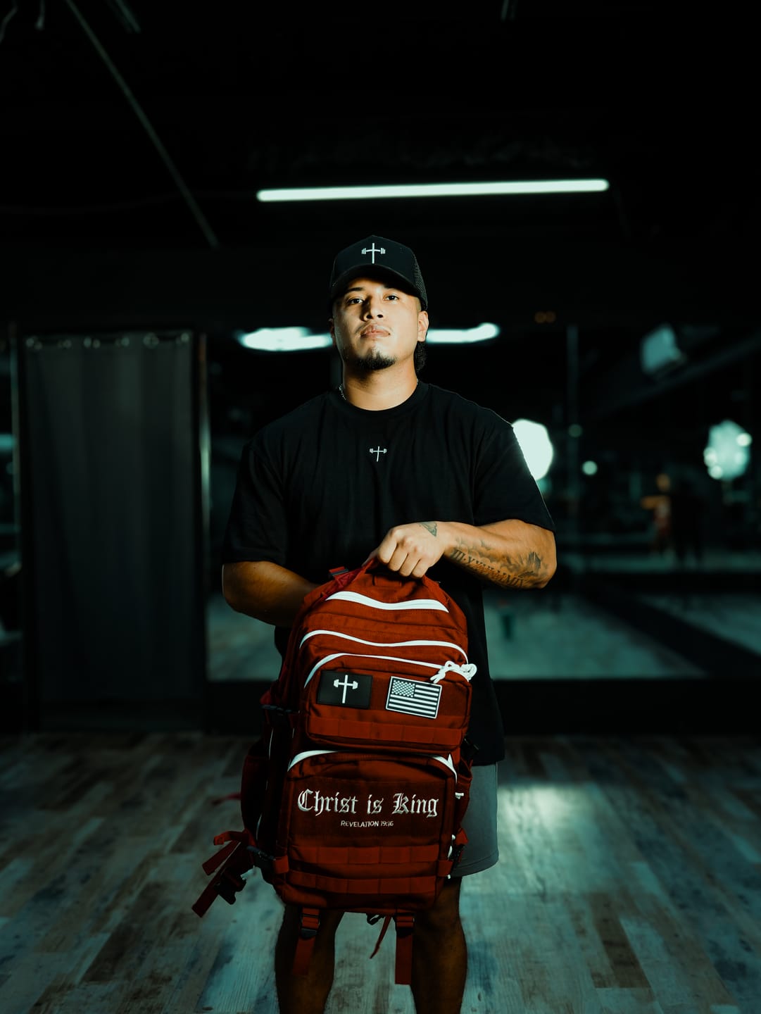 Customer photo review of HolStrength 45L Tactical Backpack