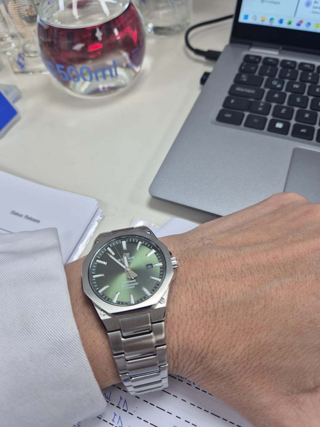 Customer photo review of Reloj Casio Edifice EFR-S108DJ-3AJF "Casioak" Metálico Sapphire JDM