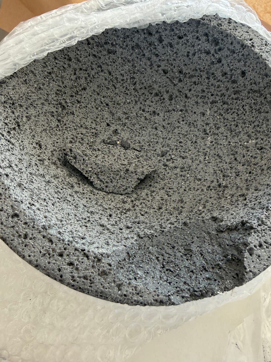 Customer photo review of MOLCAJETE – Authentic Mexican Stone Mortar & Pestle