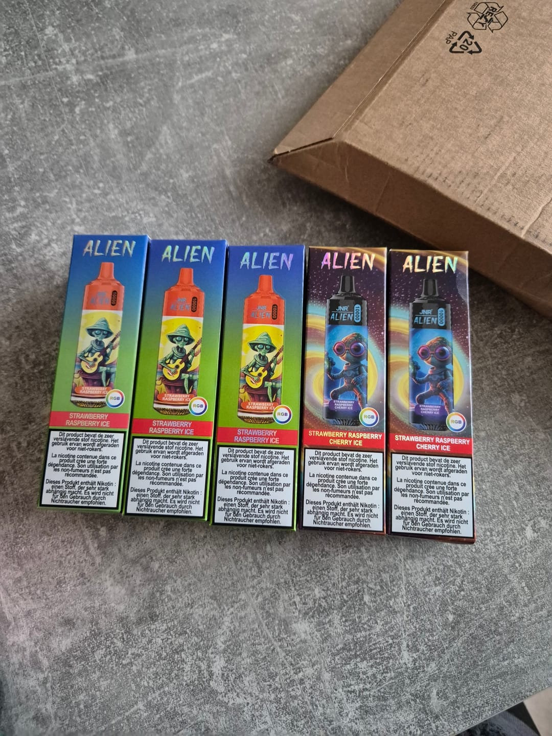 Customer photo review of Jednorazówki JNR Alien 10K Buchów - E papieros 2%