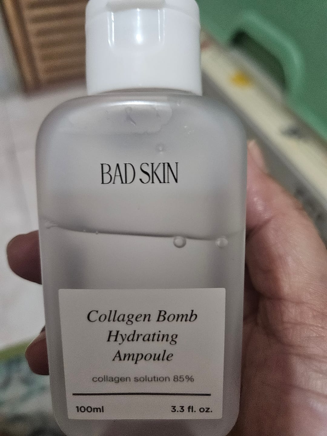 Customer photo review of Bad Skin™ Korean Collagen Bomb Hydrating Ampoule
