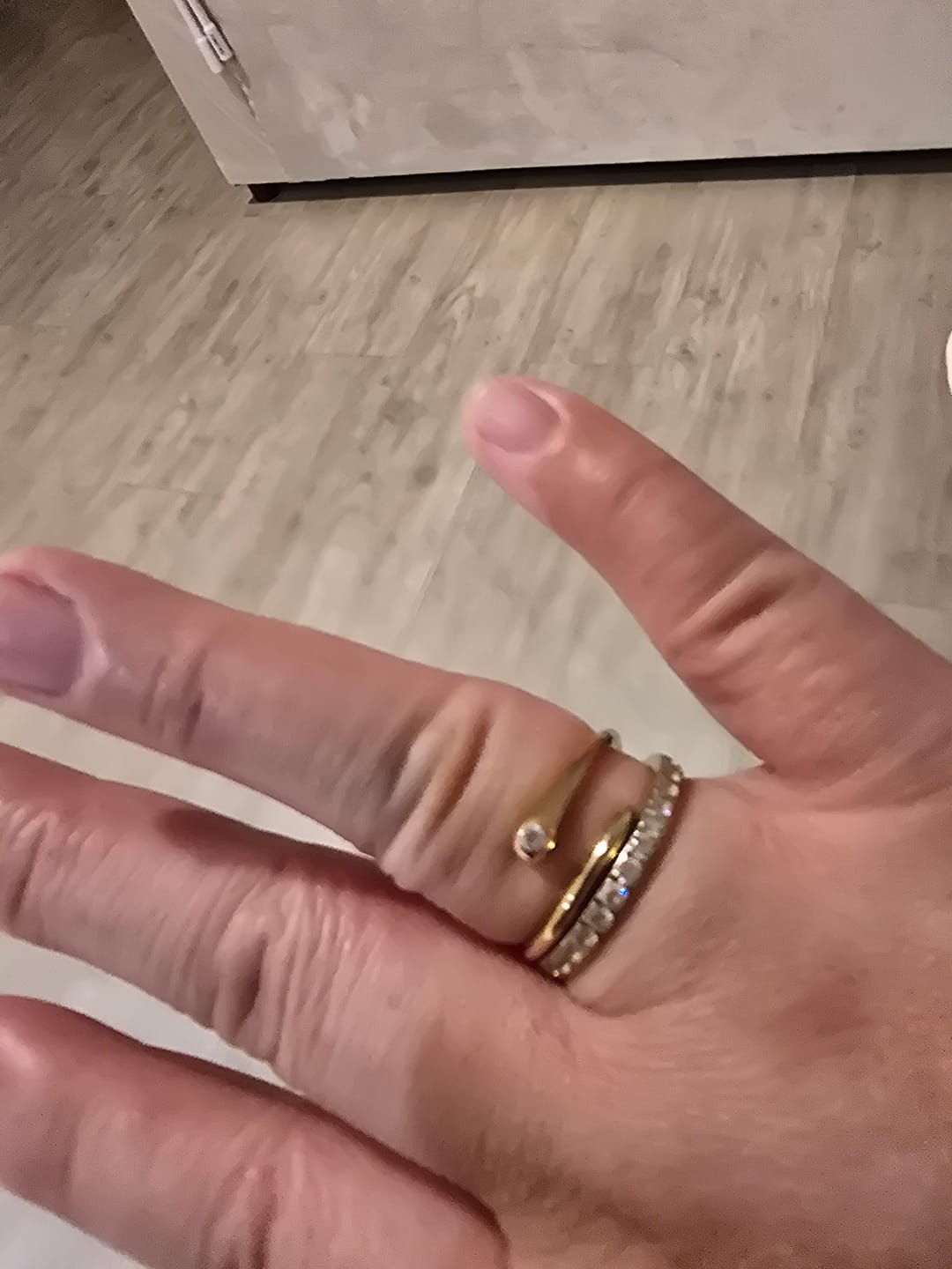 Customer photo review of Wave Wrap Ring