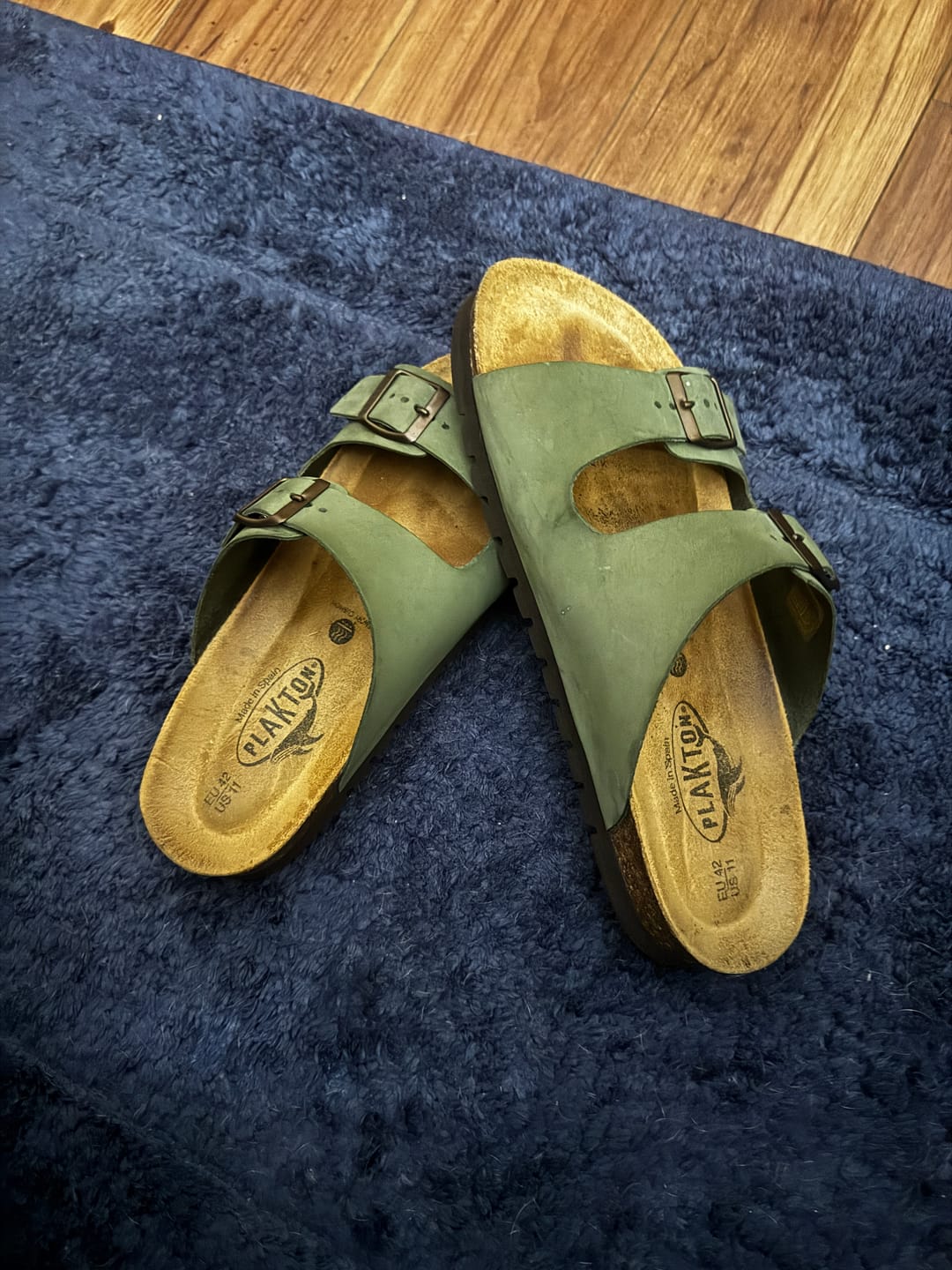 Customer photo review of Beta Two-Strap Sandal in Olive