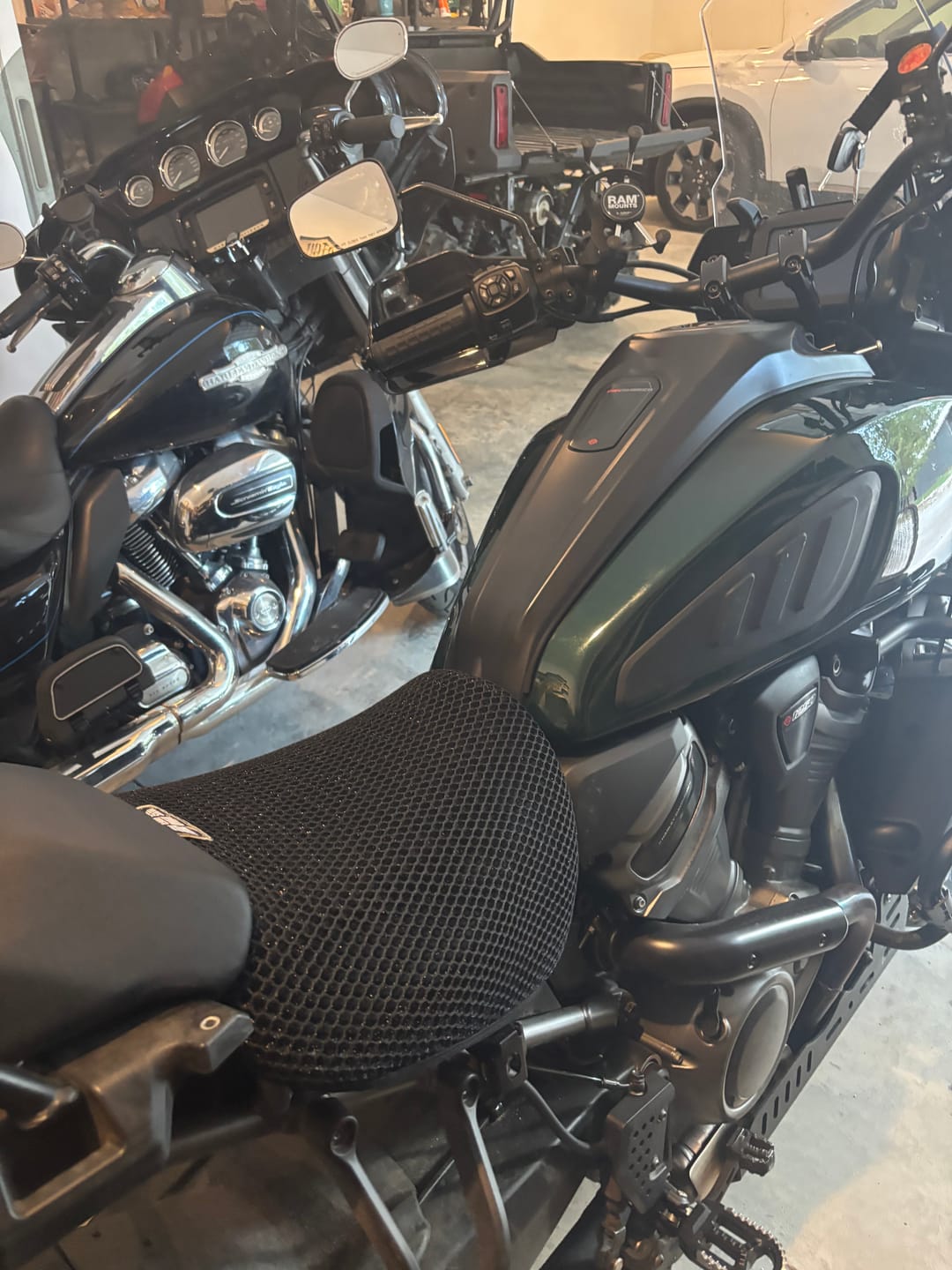Customer photo review of Wind Rider Seat Cover