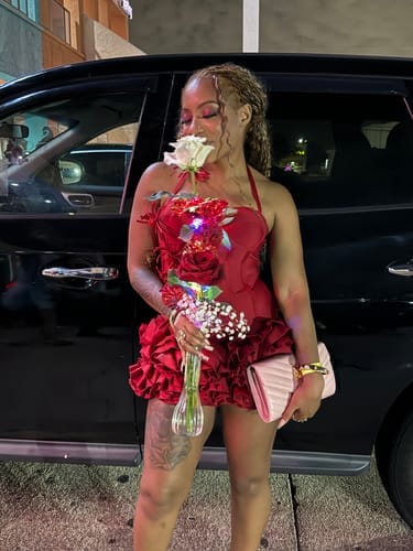Customer photo review of Ravelle Rosette Skirt Set