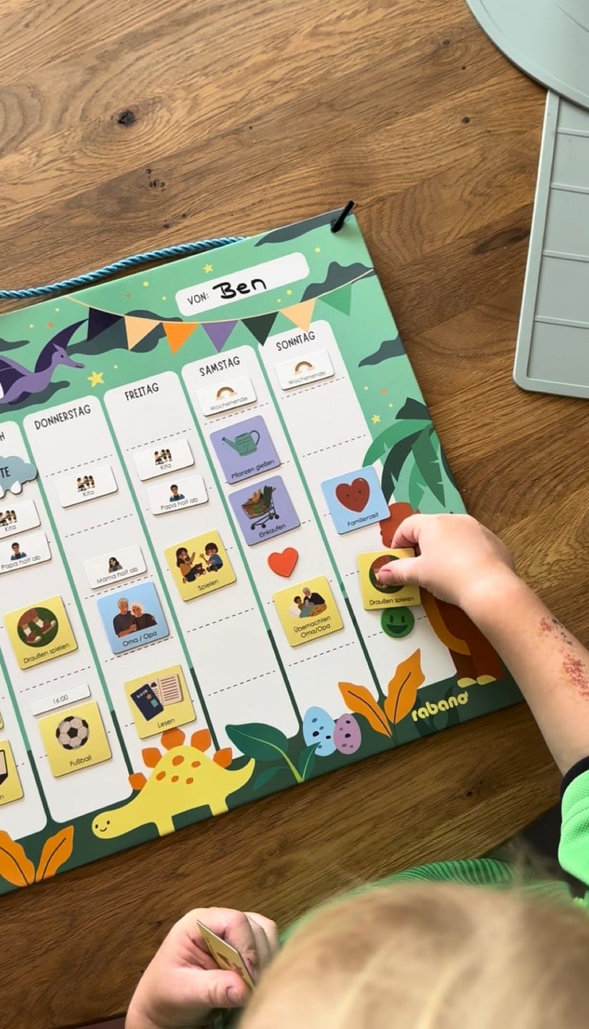 Customer photo review of Wochenplaner für Kinder Einhorn