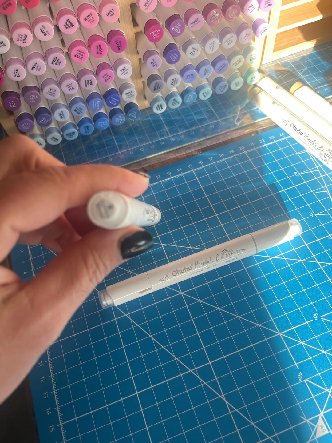 Customer photo review of Ohuhu Marker Ink 0 Refill for Alcohol marker