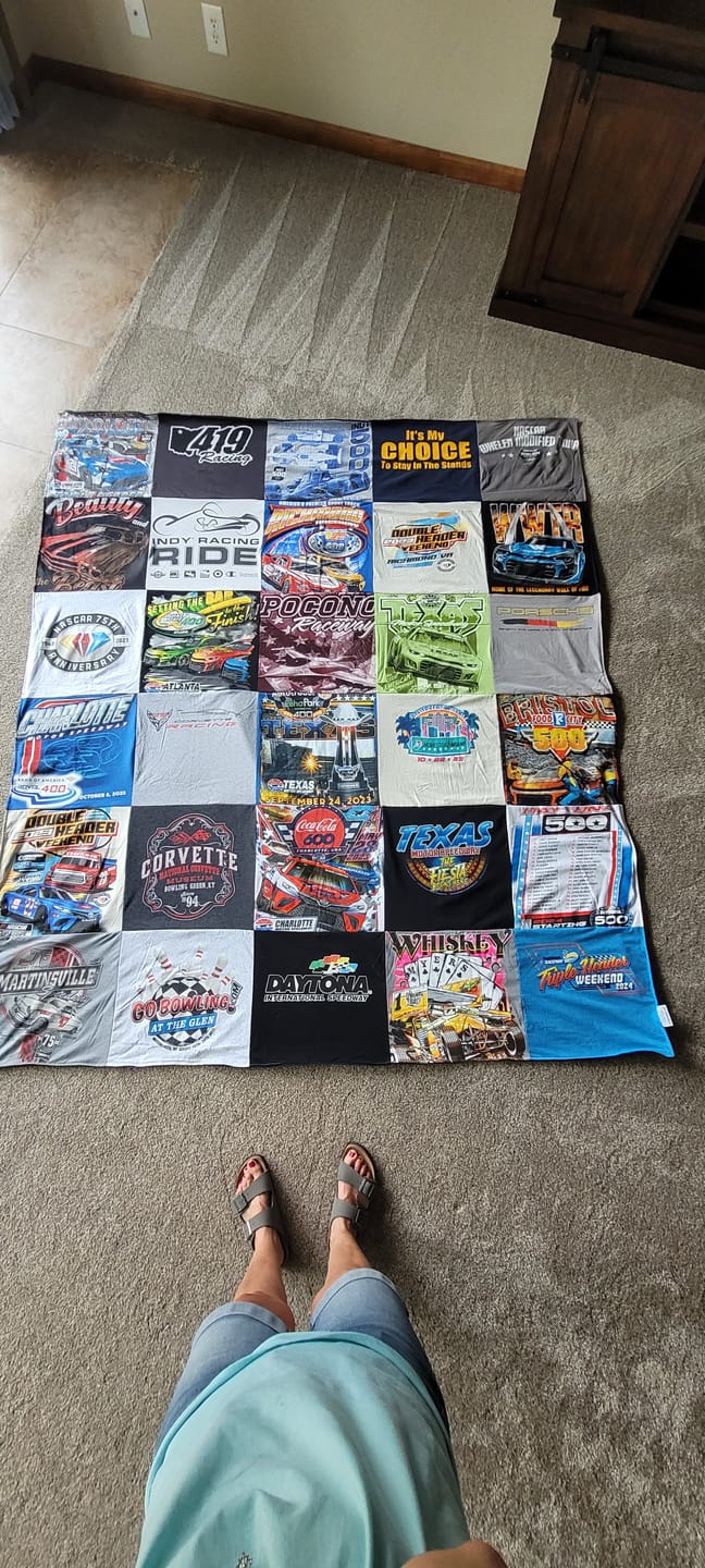 Customer photo review of Project Repat T-Shirt Quilt