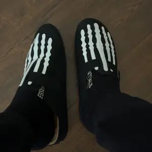 Customer photo review of Skeleton Mule Slides