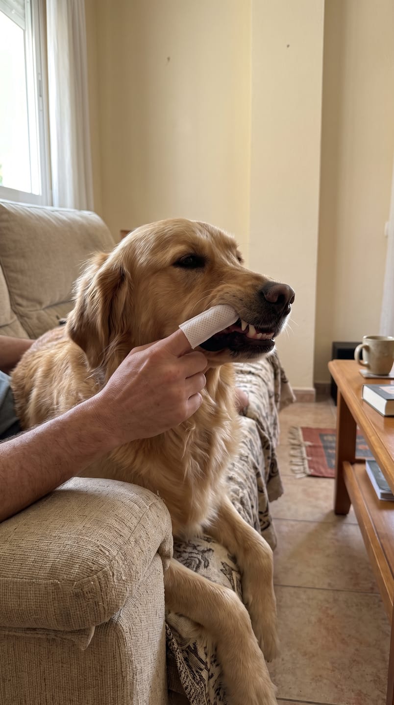 Customer photo review of MimPaw™ Dental Wipes