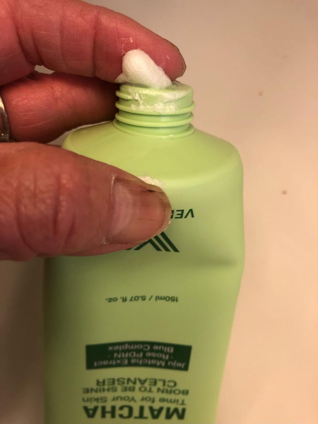 Customer photo review of Foam Cleanser