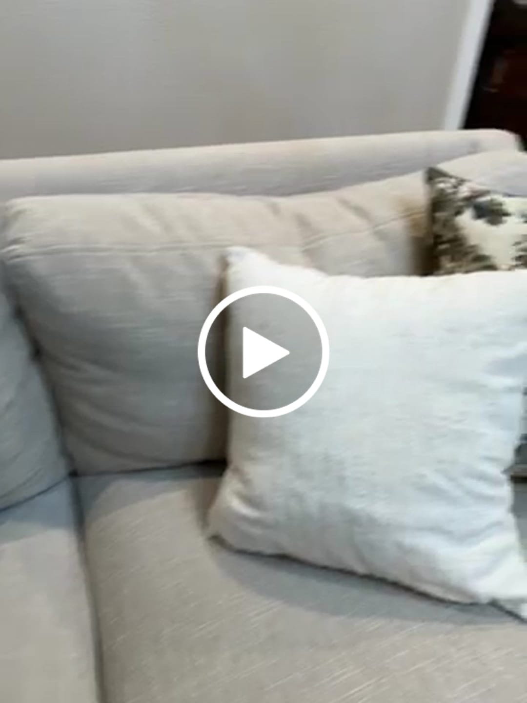 Customer video review of Dark Olive Eyelet Ruffle Basics - 18" | 22" | 26" | 12x20" | 12x40"
