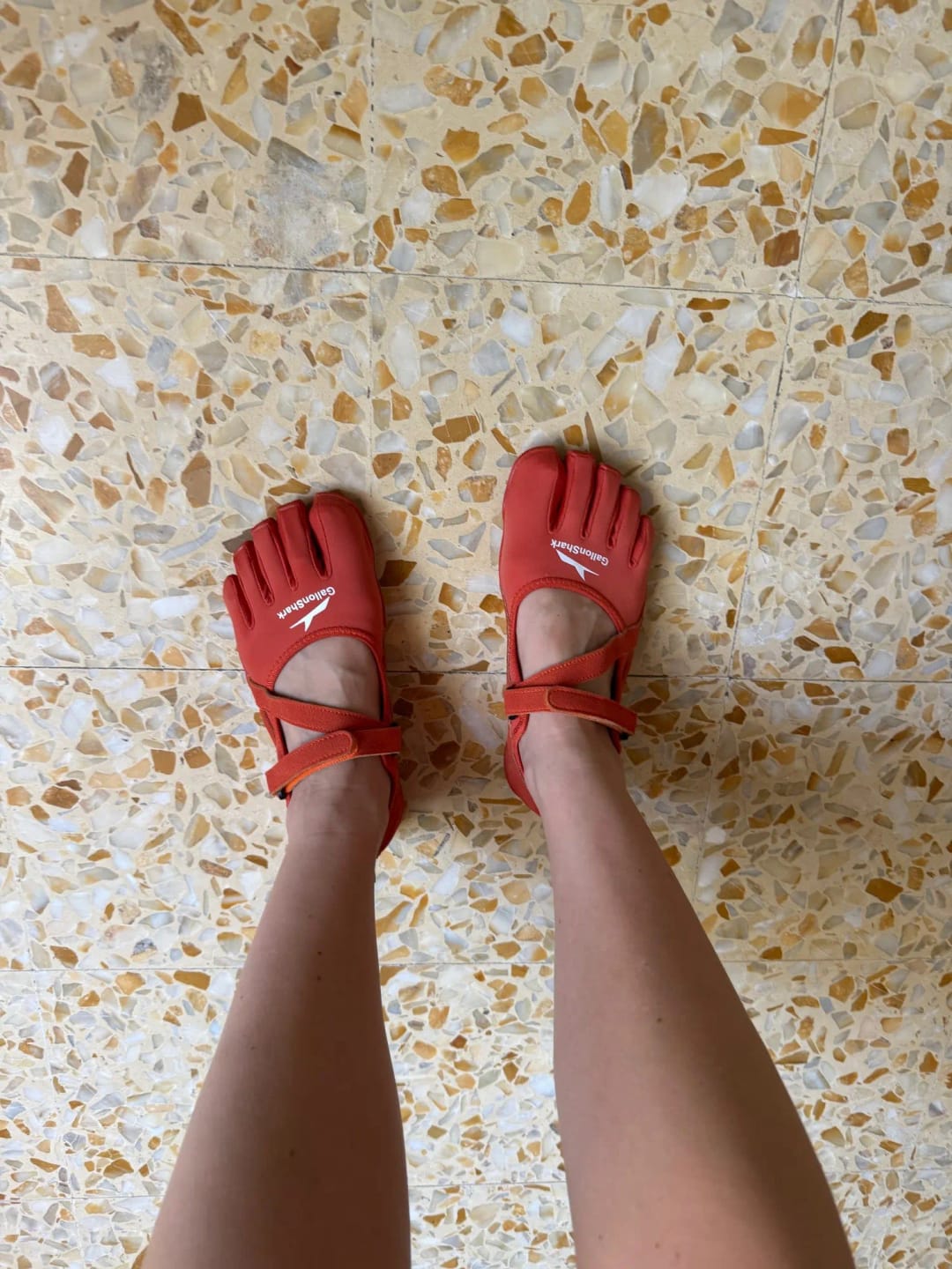 Customer photo review of Five Toe Shoes