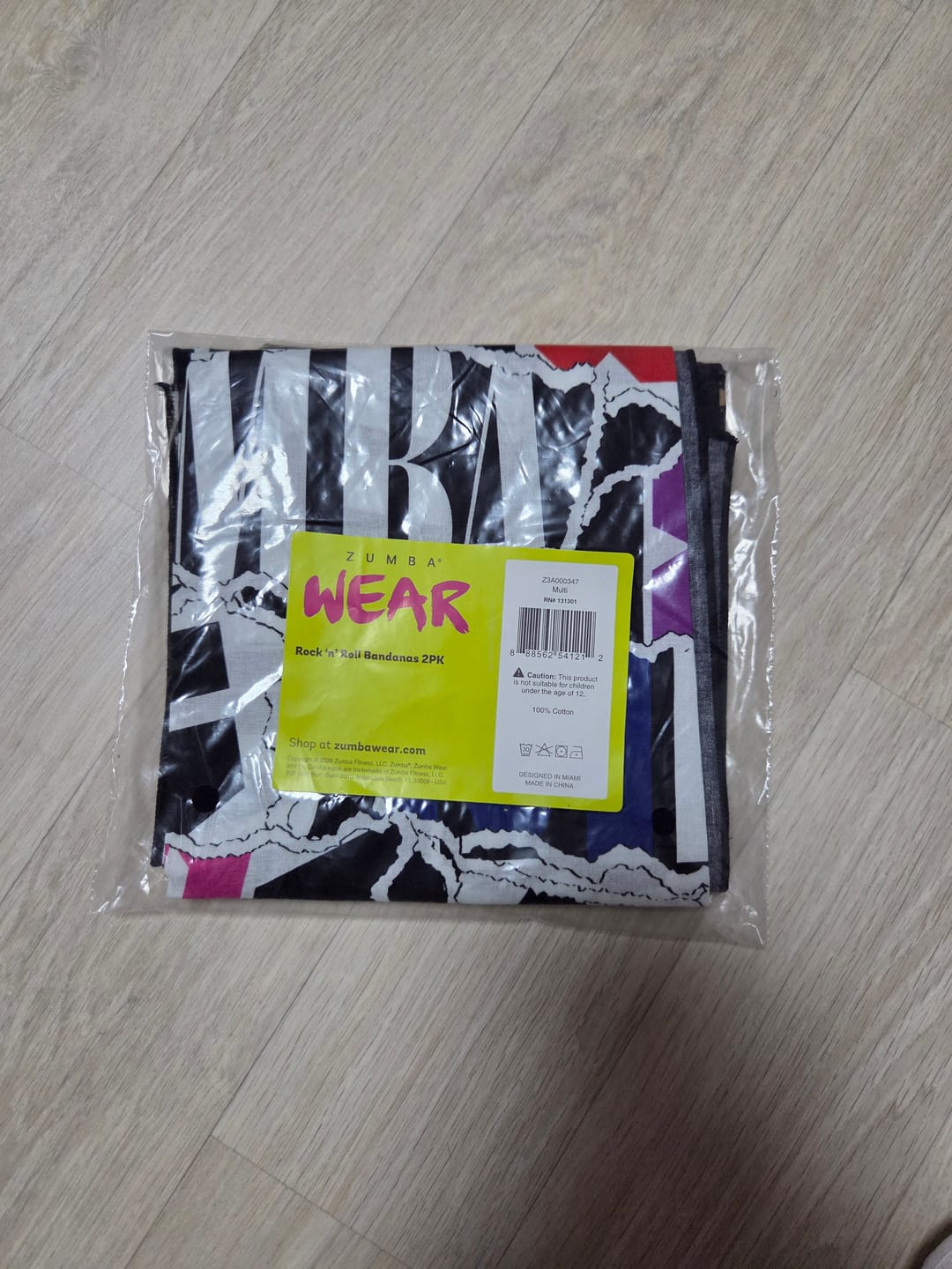 Customer photo review of Rock 'n' Roll Bandanas 2PK