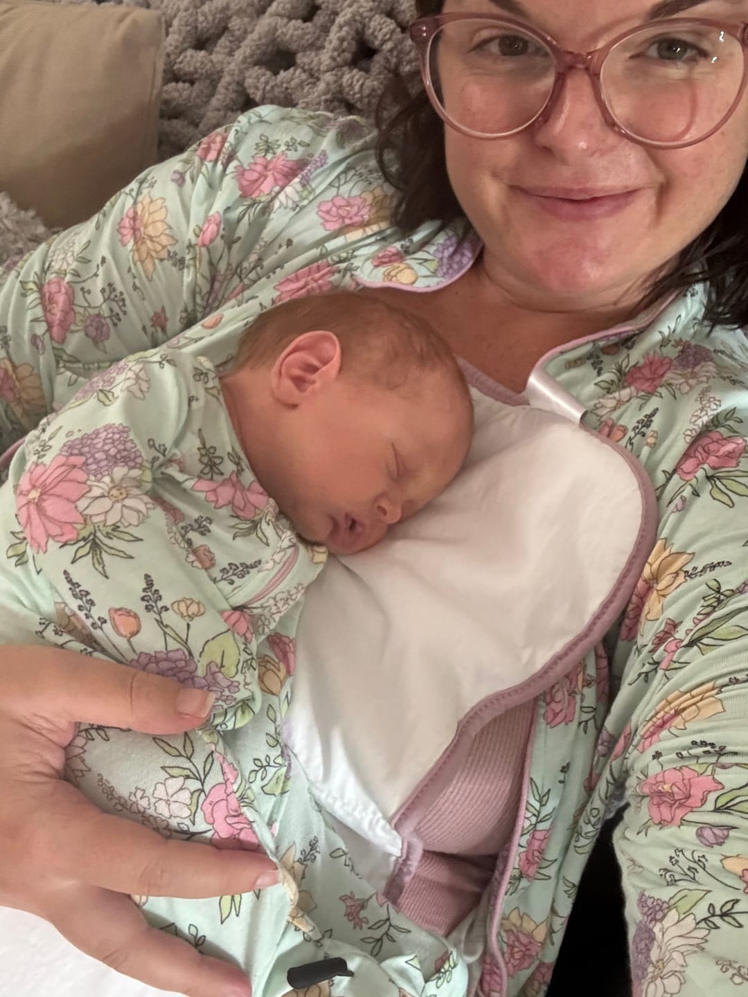 Customer photo review of Petals & Posies Bamboo Women's Pajama Set